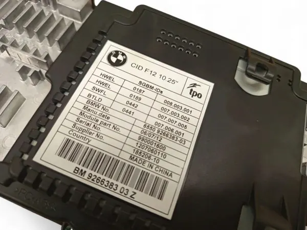 BMW Navigationsbildschirm OEM 9266383 für 6er Coupé image 4
