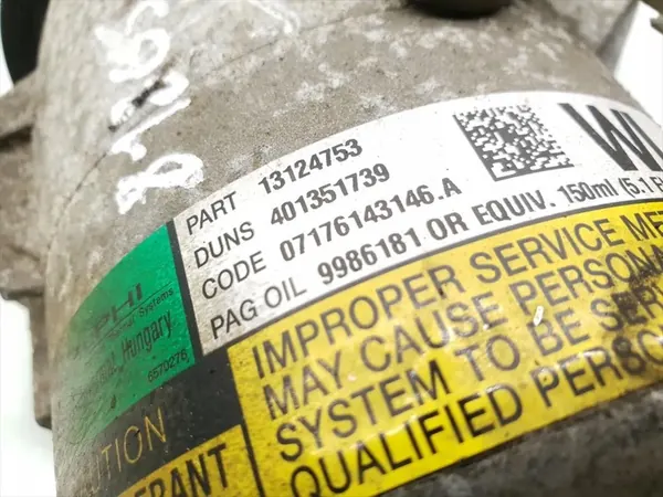 A/C Kompressori Opel Vectra 2.2 DGi 13124753 image 5