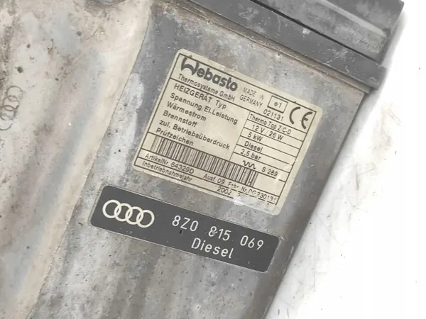 Standheizung Audi A2 Diesel OEM 8z0815069 image 9