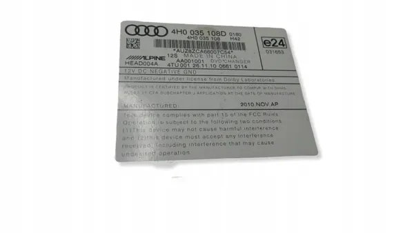 Audi A6 S6 C6 CD/DVD-wisselaar OEM 4H0035108D image 5