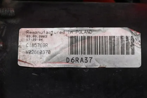 Motor de arranque D6RA37 Citroen C3 1.6 16V 2002-2010 image 6