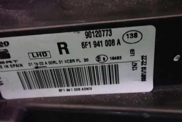 SEAT IBIZA V Full LED Farol Direito 6F1941008A image 7