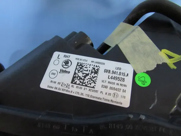 Farol esquerdo Skoda Fabia 6VB Full LED Crystal image 6