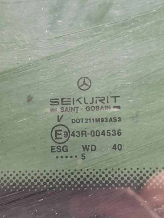 Ventana trasera izquierda usada OEM 43R004536 Mercedes Vito image 5
