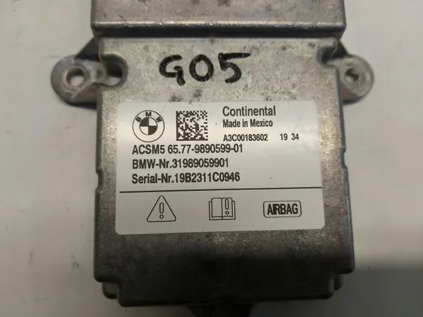 Styrmodul BMW X5 G05 3.0d 2019 OEM 9890599 image 3