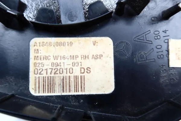 Insert Espelho Direito Aquecido Mercedes W164 ML OEM 1648108019 image 10