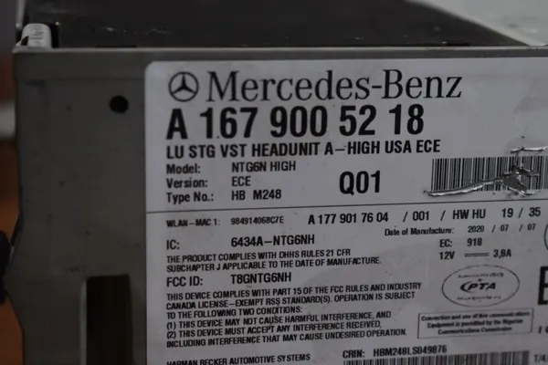 Module Lecteur Navigation OEM A1679005218 Mercedes image 3