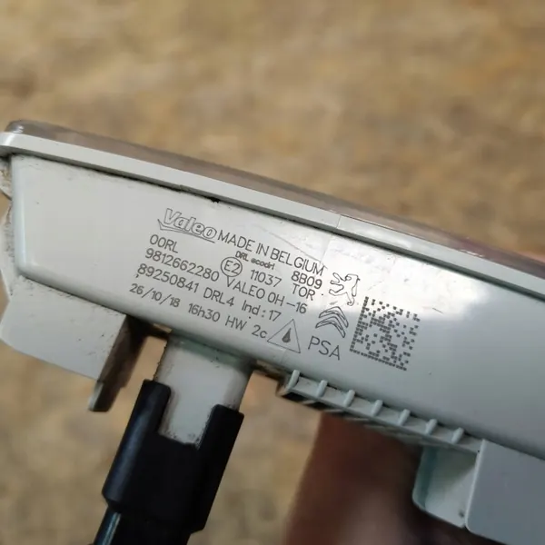 Päiväajovalot Citroen Berlingo OEM 9812662280 image 6