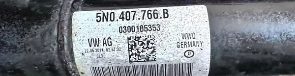 Volkswagen OE 5N0407766B drivaxel image 2