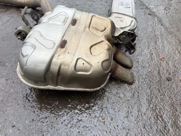 OEM 4K0253611AA Audi A6 C8 2.0 TDI Bakljuddämpare image 8