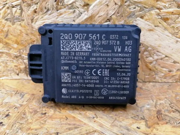 OEM 2Q0907561C radarsensor voor VW Audi Skoda Seat image 2