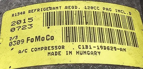 Ilmastointikompressori Ford Fiesta MK6 / B-Max / Transit image 2