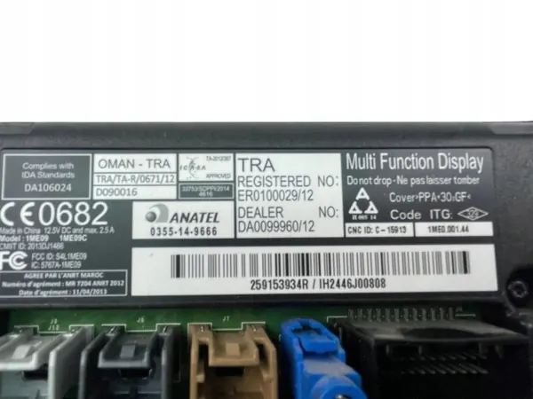 Renault Zoe navigatiescherm OEM 259153934R Gebruikt image 4