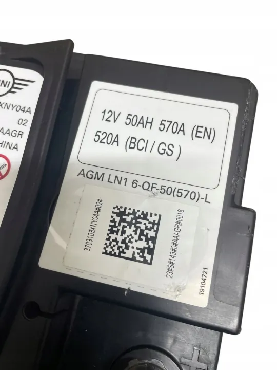 Batería AGM OEM AKUMULATOR 12V 50AH 570A MINI image 5
