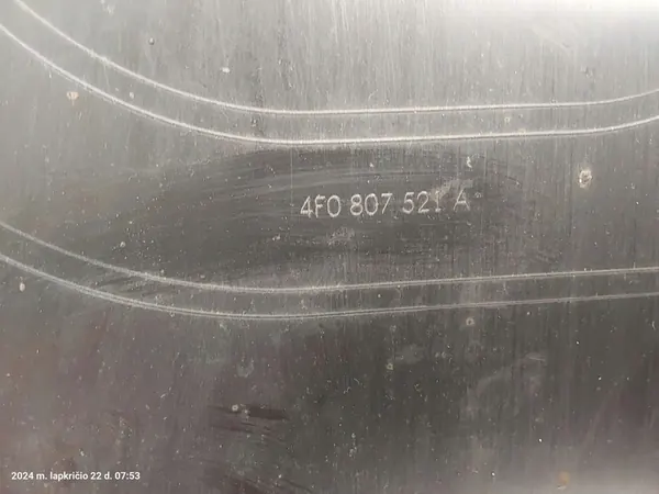 Bakre Stötfångarspoiler Audi A6 C6 4F0807521A image 8