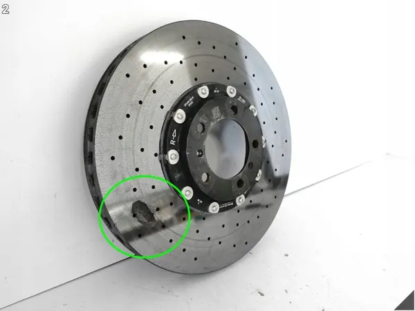 Porsche OEM 971615302K Keramik-Bremsscheibe vorne rechts image 3