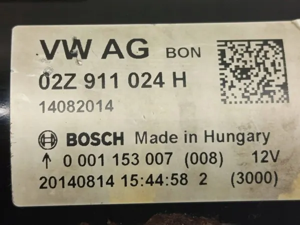 Motor de arranque SKODA SUPERB II LIFT 1.6 TDI 02Z911024H image 9