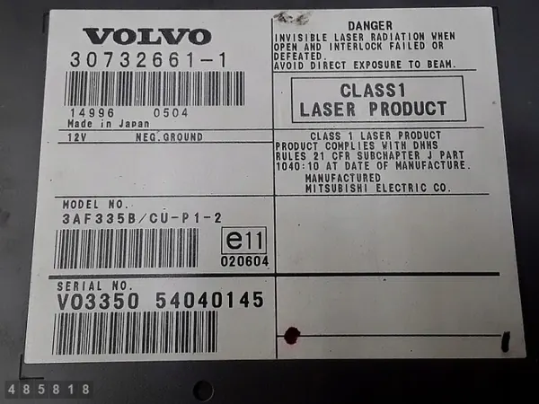 Gebrauchter Volvo CD-Wechsler OEM 307326611 V50 image 3