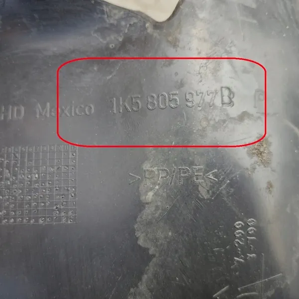 VW GOLF VI Front Left Wheel Arch 1K5805977B image 5