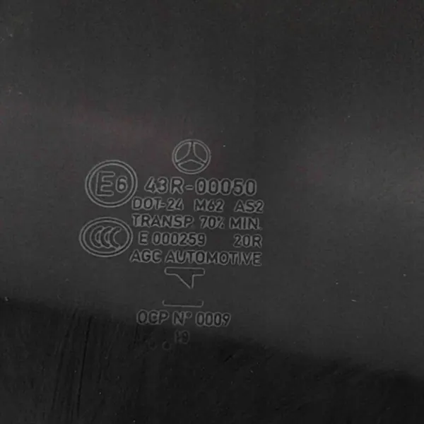 Vidro lateral traseiro esquerdo OEM A2386704700 Mercedes-Benz E Cabrio image 6