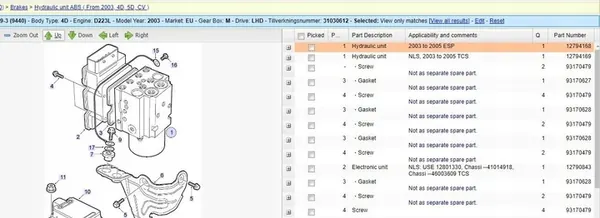 Bomba ABS SAAB 9-3 (YS3F) 2.2L 2003 13663905 image 7