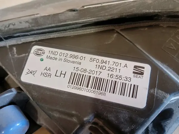 Farol Halógeno Frontal Esquerdo SEAT LEON III 3 LED 5F LIFT image 3