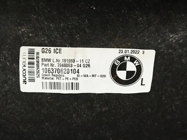 OEM 7946053 Forro de paso de rueda izquierdo BMW G26 image 5