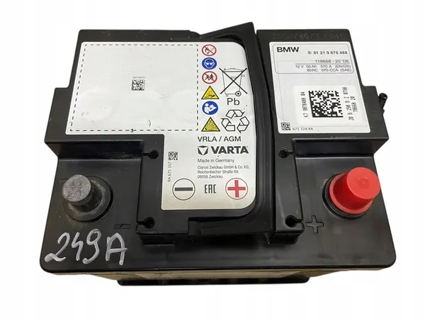 AGM START-STOP Accu 12V 50Ah 570A BMW/MINI 2020 OEM image 2