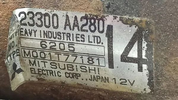 Arrancador Subaru OE 23300AA280 image 8