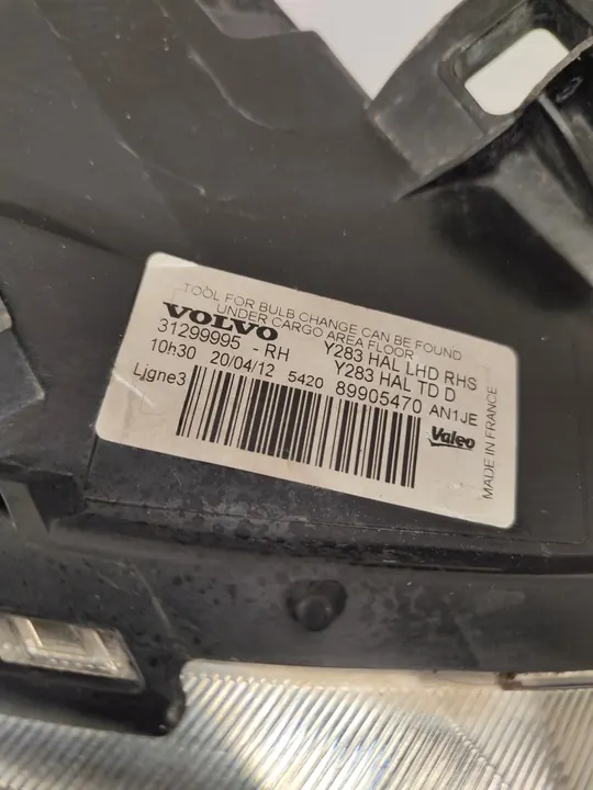 VOLVO S60 C60 Etuvalosarja 31299995, 31383066 image 3