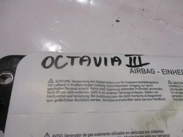 Airbag passager OEM 8V0880204D pour Skoda Octavia III image 4