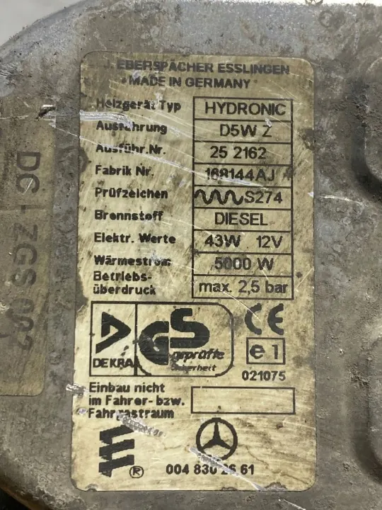 OEM 0048302661 Mercedes Sprinter Lift - Usado image 4