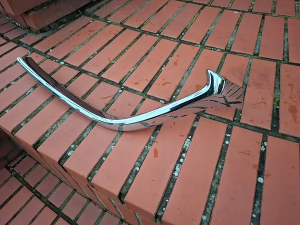 Front Bumper Chrome Trim Left Mazda 3 III Lift 16- BANE507K1 image 2