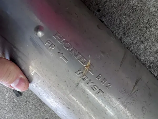 Demper OEM CIVIC X SEDAN 1.5T TŁUMIK voor Honda Civic image 10