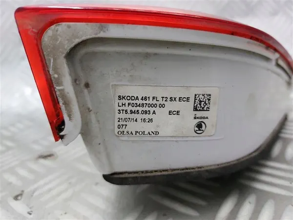 Luz trasera izquierda Skoda Superb II LIFT 2013-2015 3T5945093A image 9
