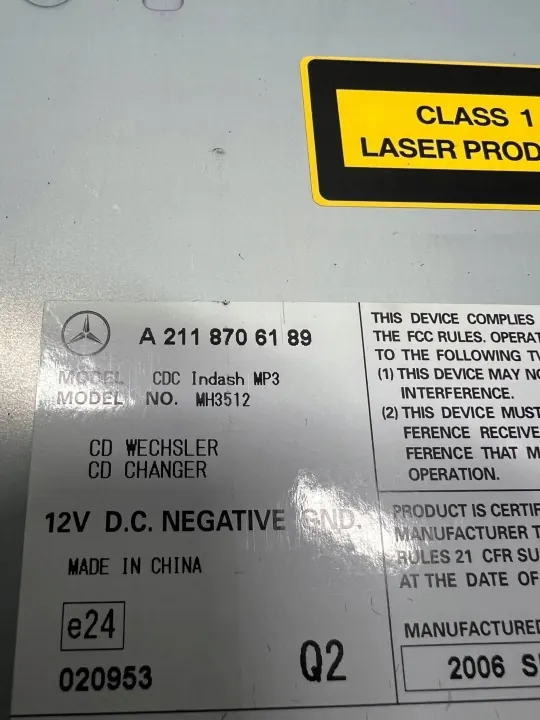 Changer CD/DVD Mercedes-Benz GL X164 OEM 89 image 3