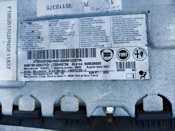 Fiat Bravo 2 Konsolpanel OEM 07354615250 Begagnad image 10