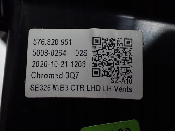 Luftgallergaller OEM 576820951 för SEAT Ateca image 4