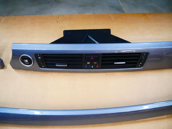 Conjunto de molduras consola porta BMW E91 LCI - OEM image 3
