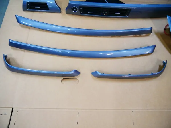 Conjunto de molduras consola porta BMW E91 LCI - OEM image 5
