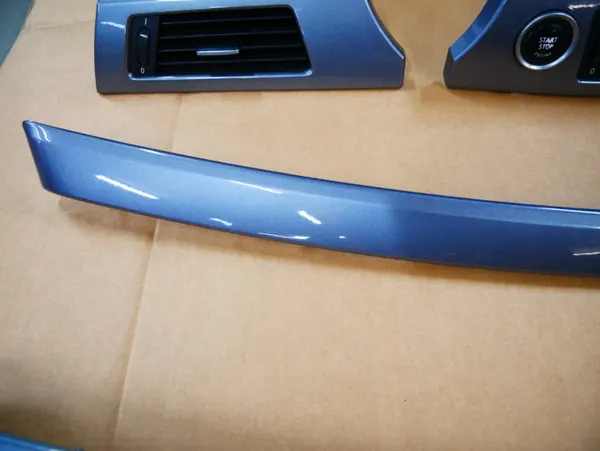 Conjunto de molduras consola porta BMW E91 LCI - OEM image 6