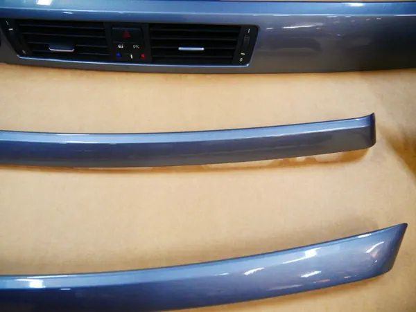 Conjunto de molduras consola porta BMW E91 LCI - OEM image 7