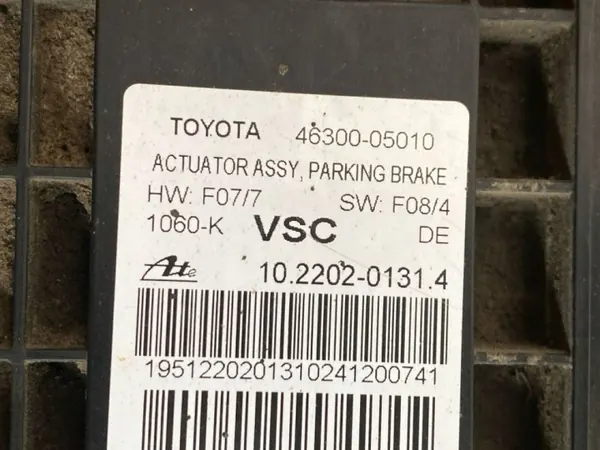 Module de frein à main Toyota OEM 4630005010 - Occasion image 7
