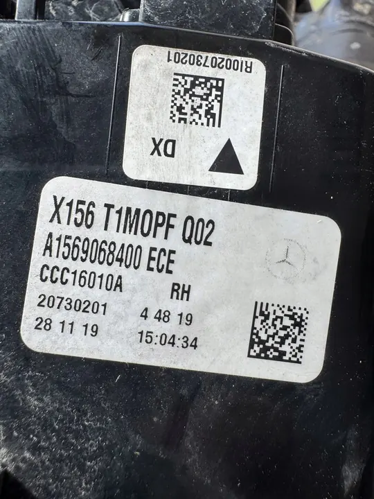 Lámpara Trasera Mercedes GLA X156 Derecha A1569068400 image 4