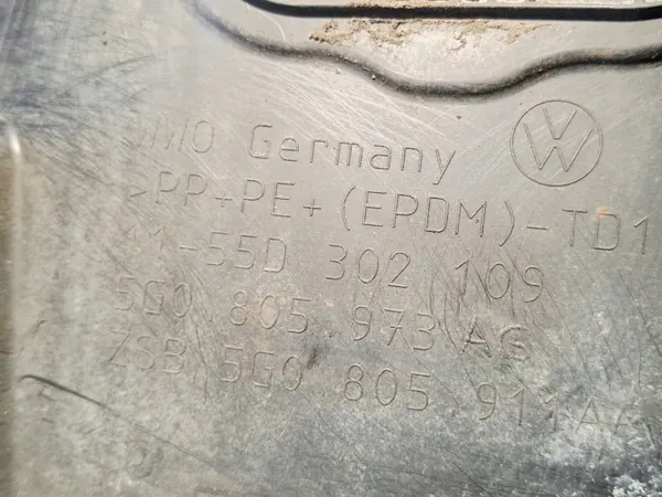 Framvänster stänkskärm OEM 5G0805973AG för VW Golf VII image 8