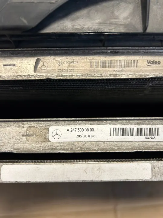 Conjunto de radiadores Mercedes A-Class A177 W177 Diesel OEM image 5