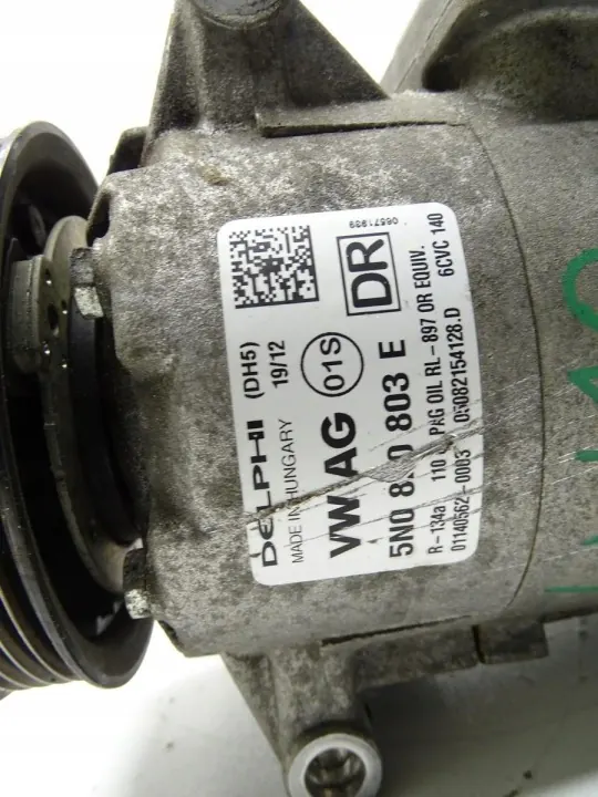 Compresor AC usado OEM 5N0820803E para Audi VW image 6