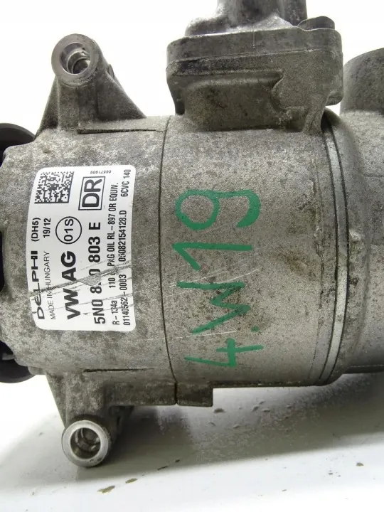 Compresor AC usado OEM 5N0820803E para Audi VW image 7