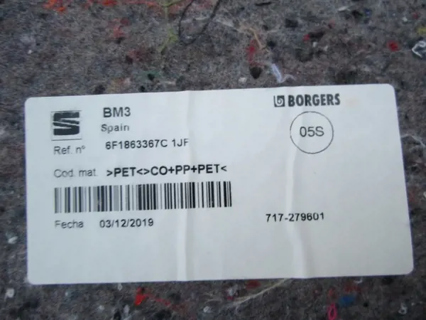 SEAT OE Matta 6F1863367C FH-Cobra för Ibiza V image 5