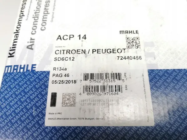 Compressore aria condizionata Mahle ACP 14 000S image 8